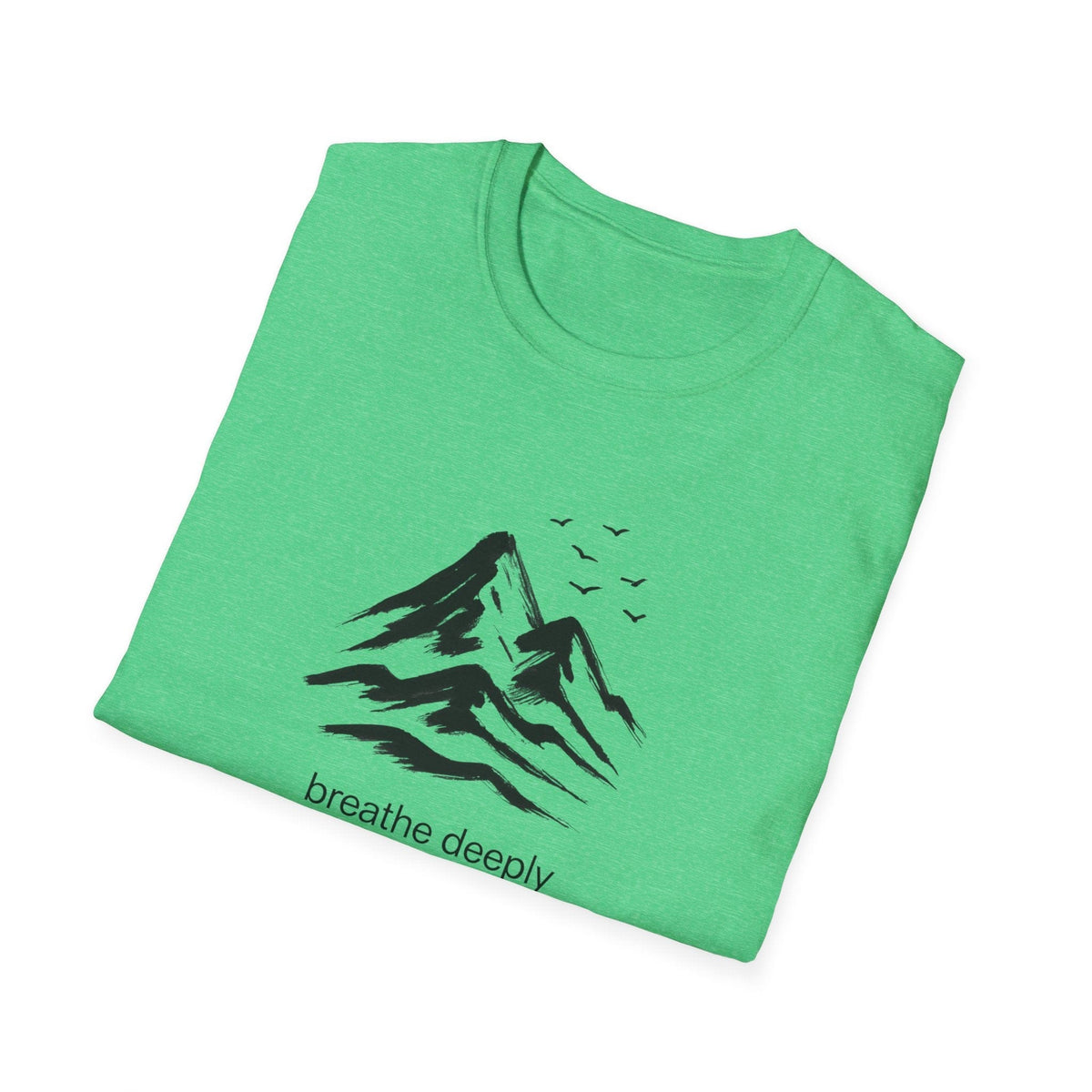 Printify T-Shirt Mountains and birds T-Shirt