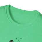 Printify T-Shirt Mountains and birds T-Shirt