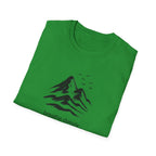 Printify T-Shirt Mountains and birds T-Shirt
