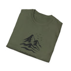 Printify T-Shirt Mountains and birds T-Shirt