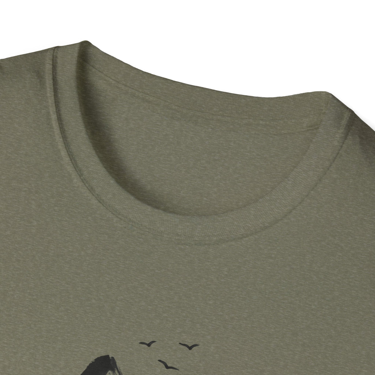 Printify T-Shirt Mountains and birds T-Shirt