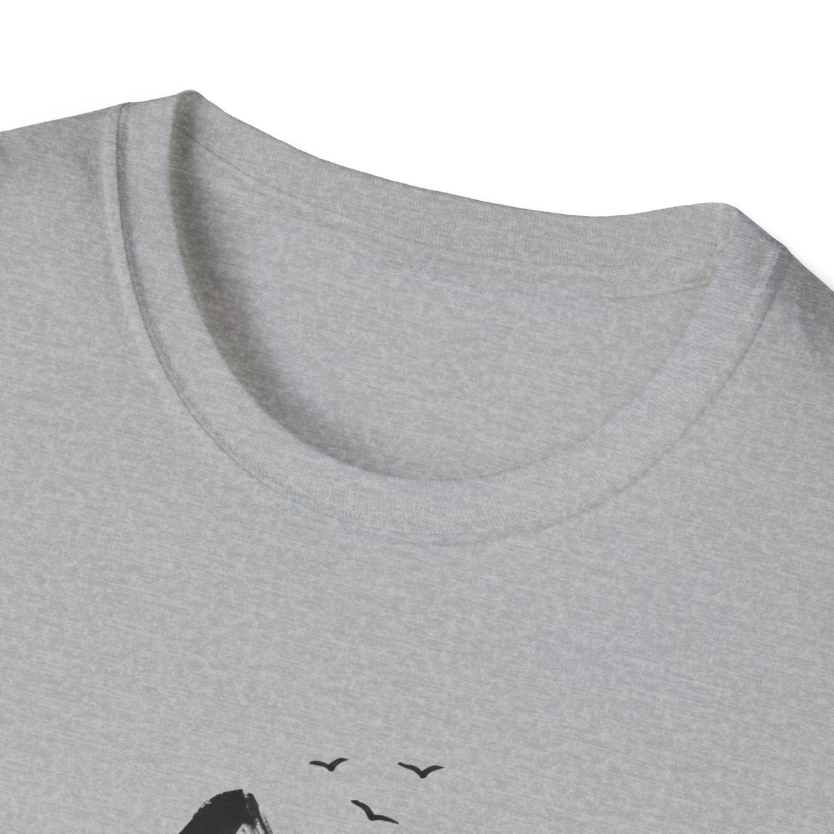 Printify T-Shirt Mountains and birds T-Shirt