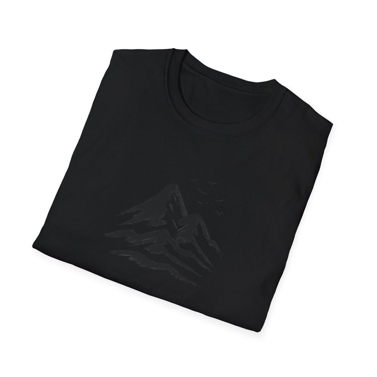 Printify T-Shirt Mountains and birds T-Shirt