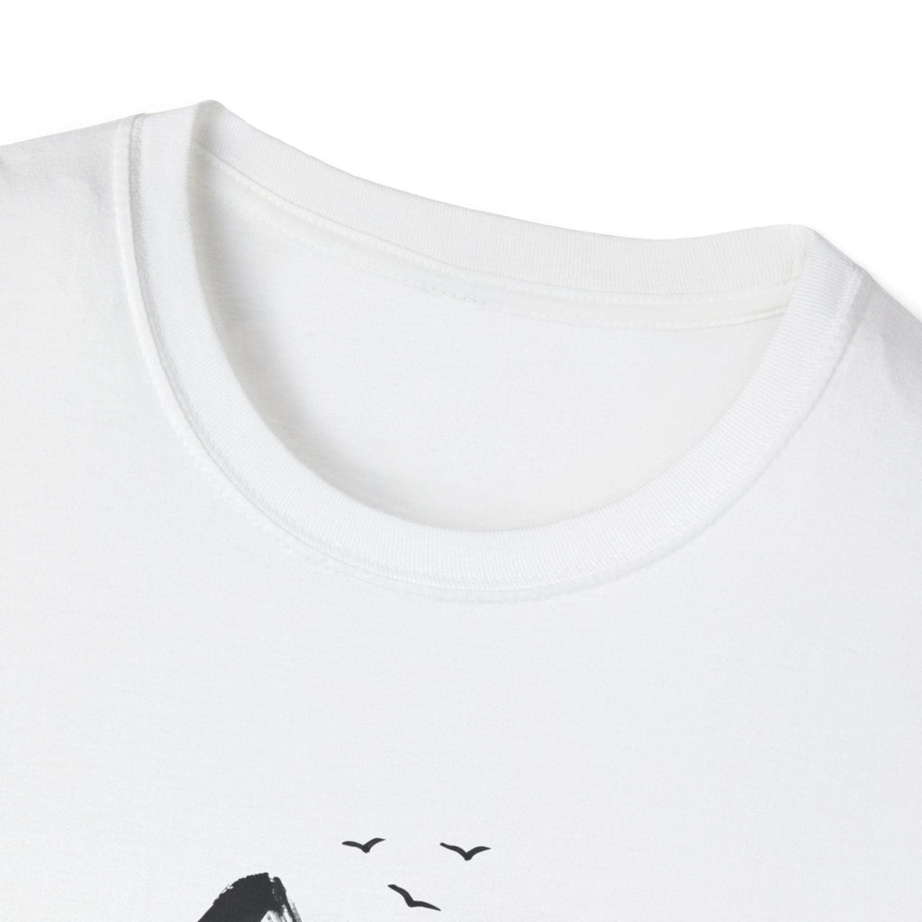 Printify T-Shirt Mountains and birds T-Shirt