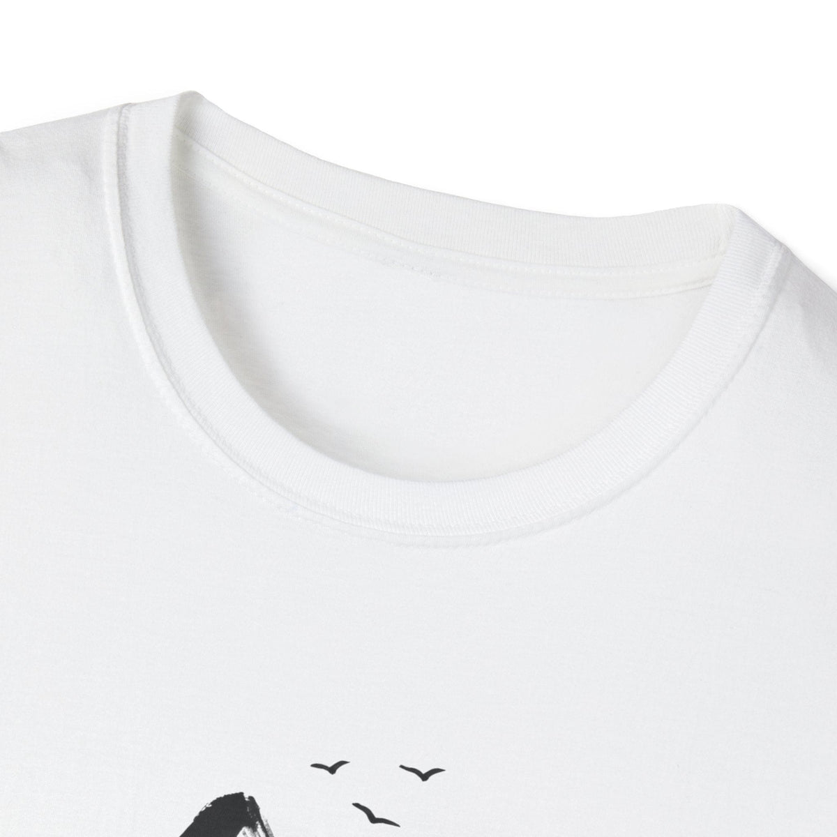 Printify T-Shirt Mountains and birds T-Shirt