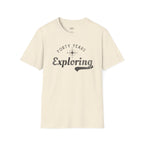 Printify T-Shirt Natural / S 40 Years Exploring
