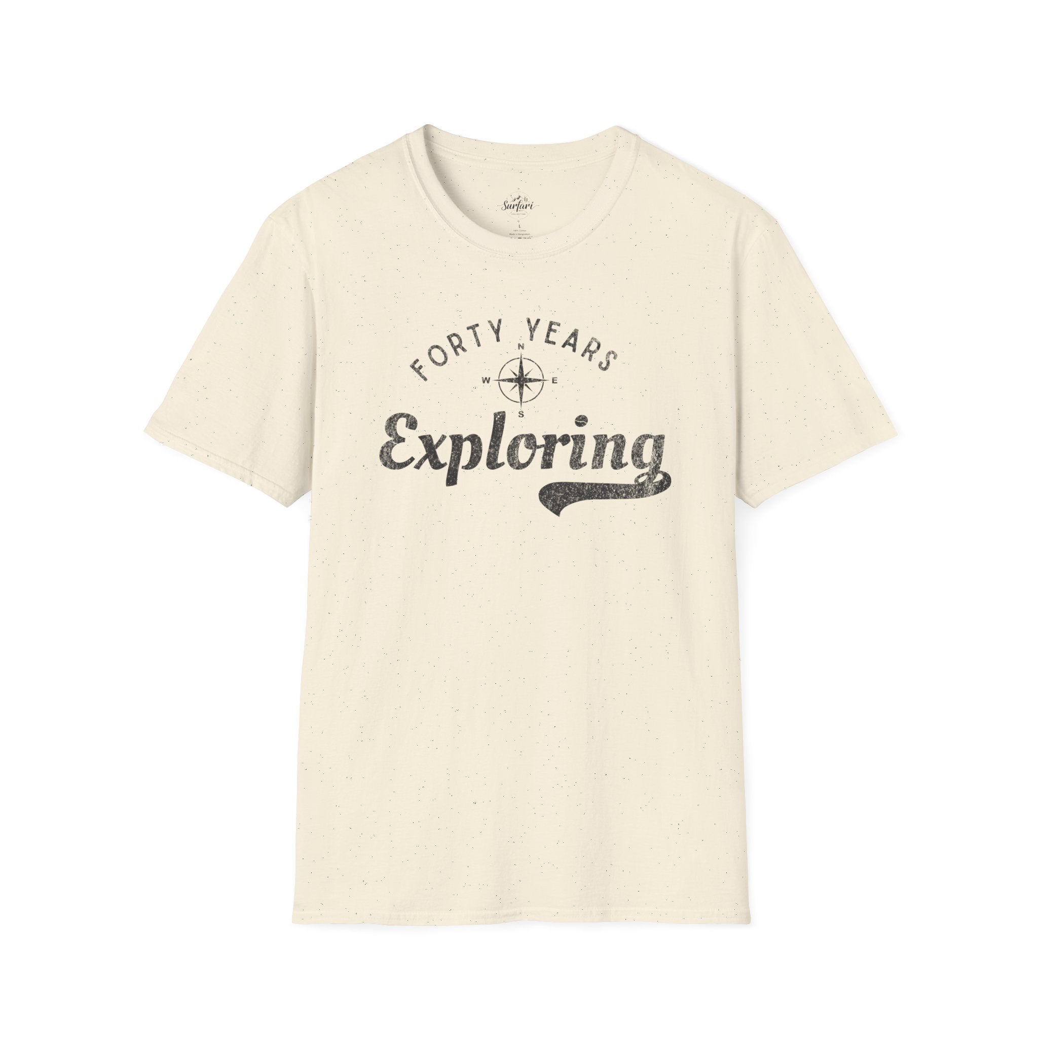 Printify T-Shirt Natural / S 40 Years Exploring