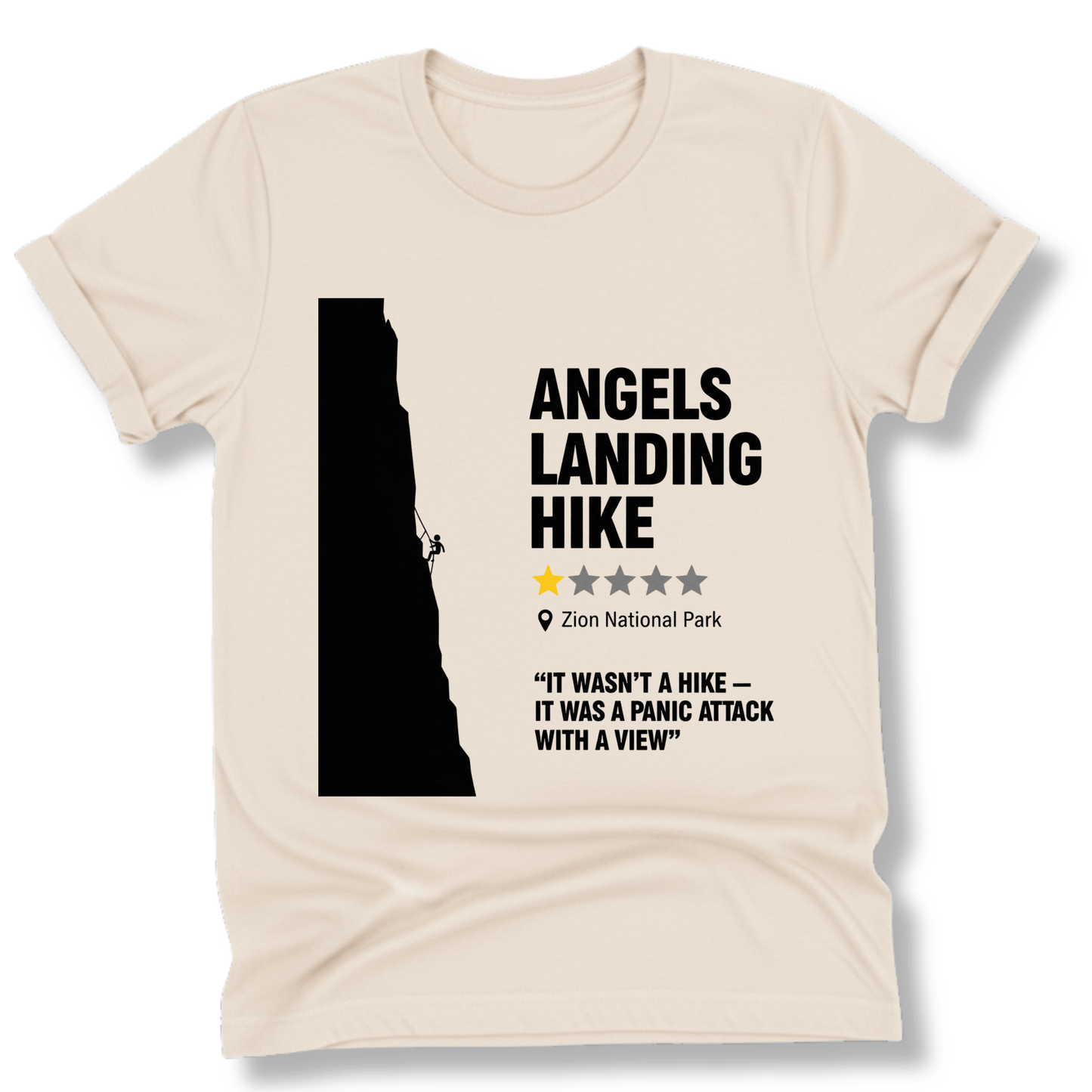 Printify T-Shirt Natural / S Angels Landing