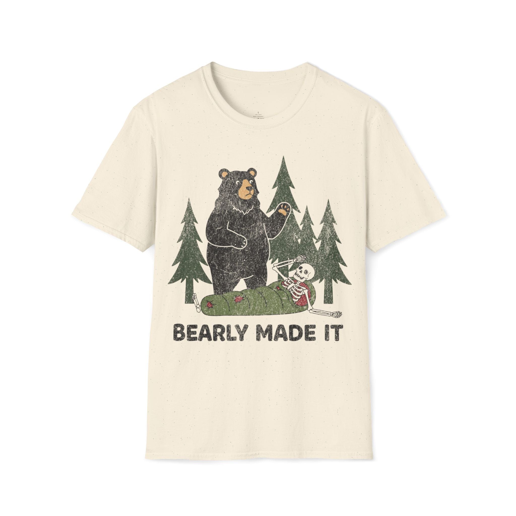 Printify T-Shirt Natural / S Bearly Made it