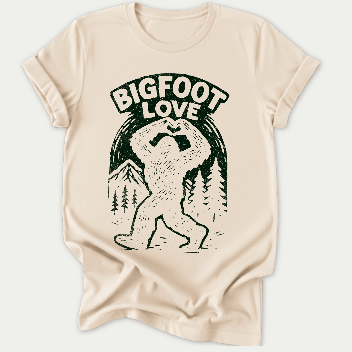 Printify T-Shirt Natural / S Big Foot Love