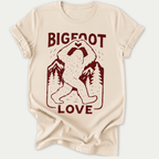 Printify T-Shirt Natural / S Big Foot Love Hiking