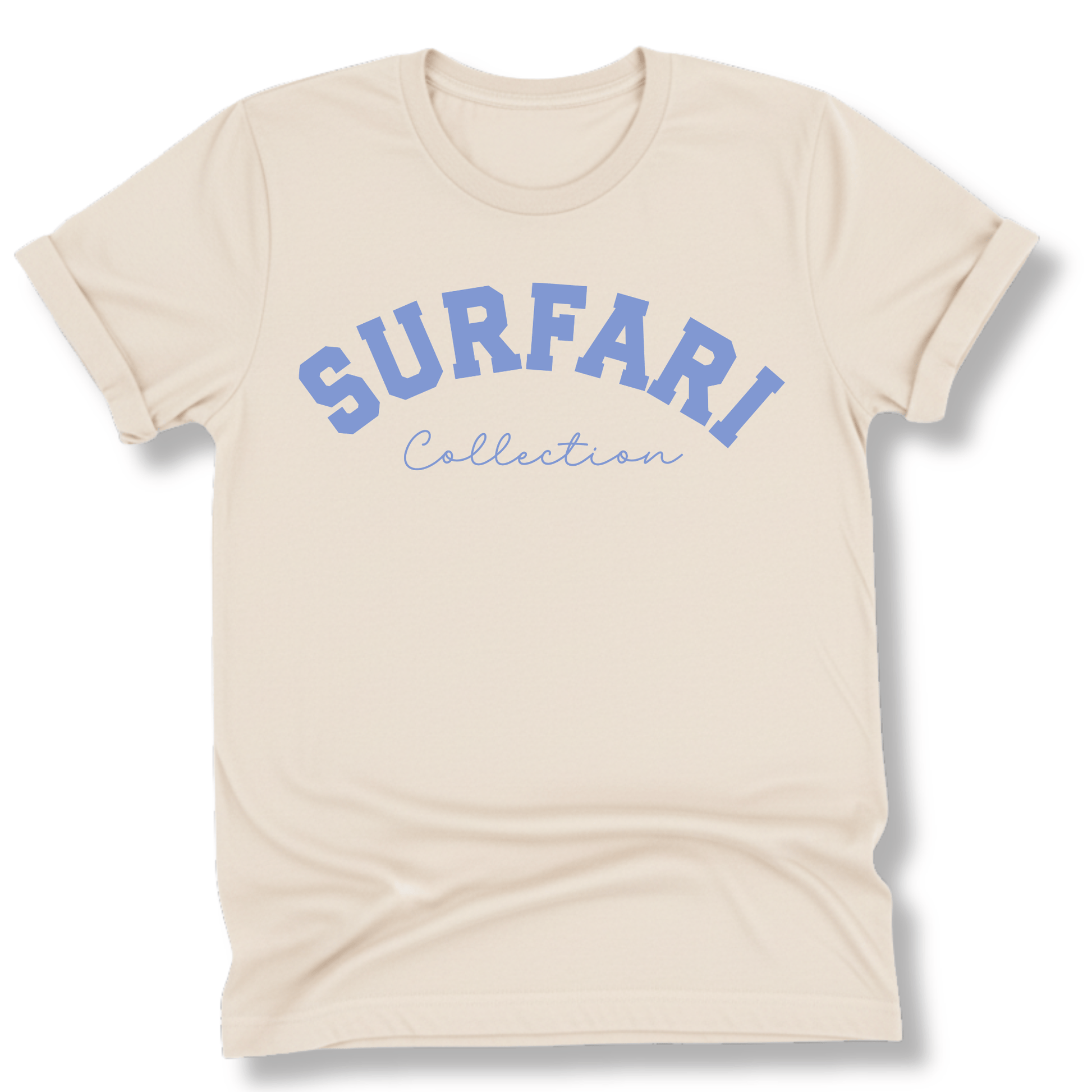 Printify T-Shirt Natural / S Blue Surfari Collection