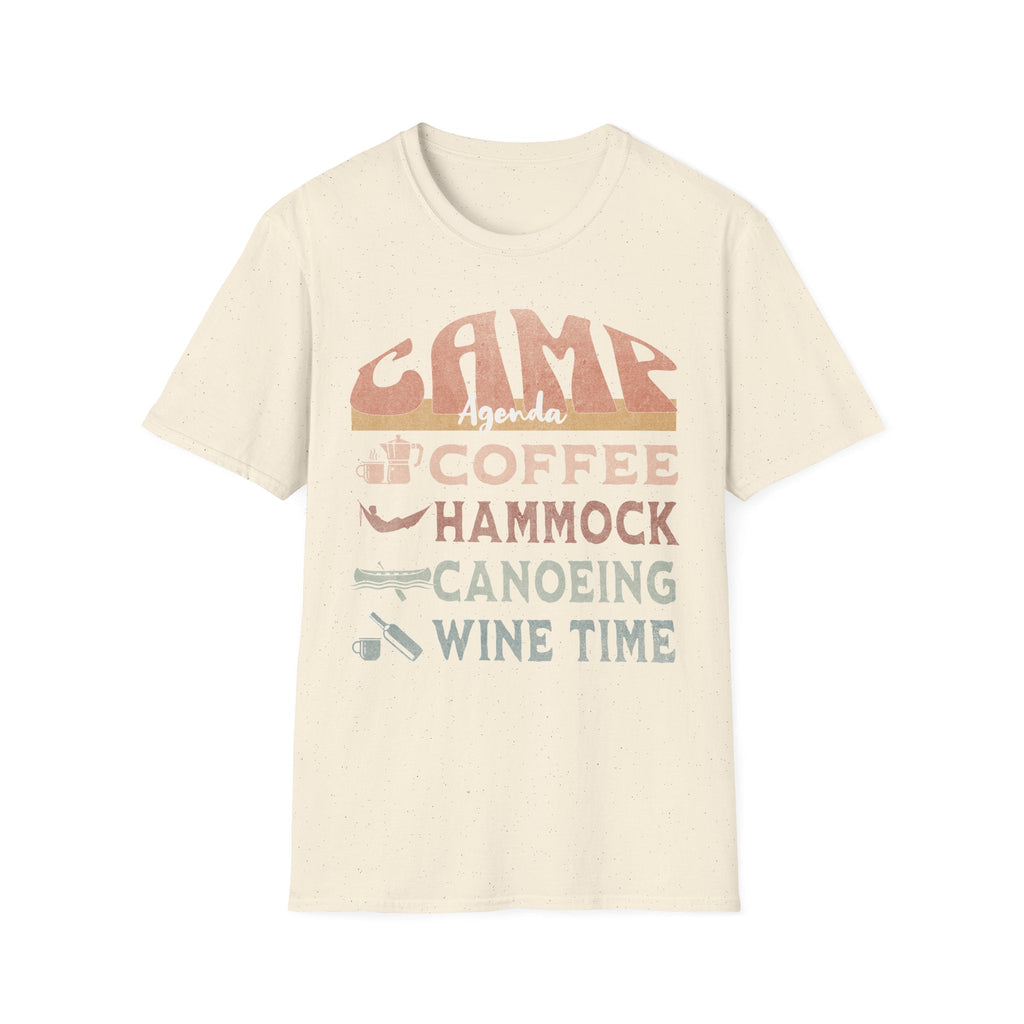Printify T-Shirt Natural / S Camp Agenda