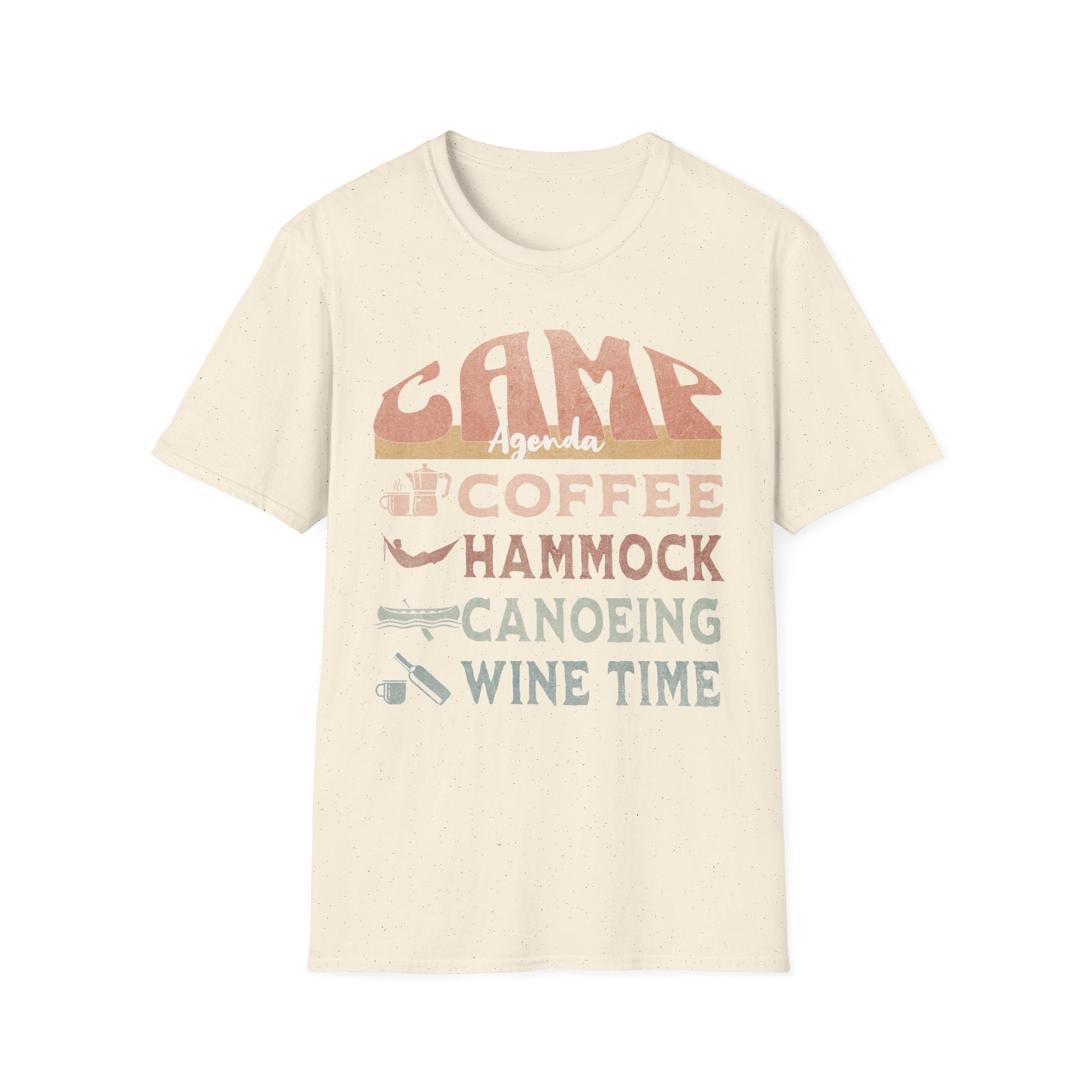 Printify T-Shirt Natural / S Camp Agenda