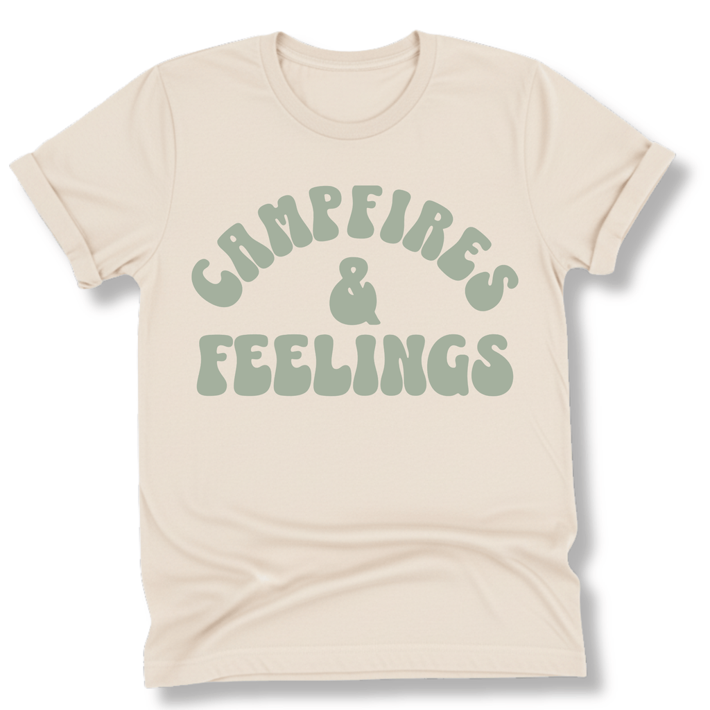 Printify T-Shirt Natural / S Campfires & Feelings