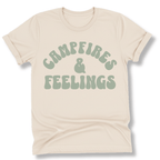 Printify T-Shirt Natural / S Campfires & Feelings