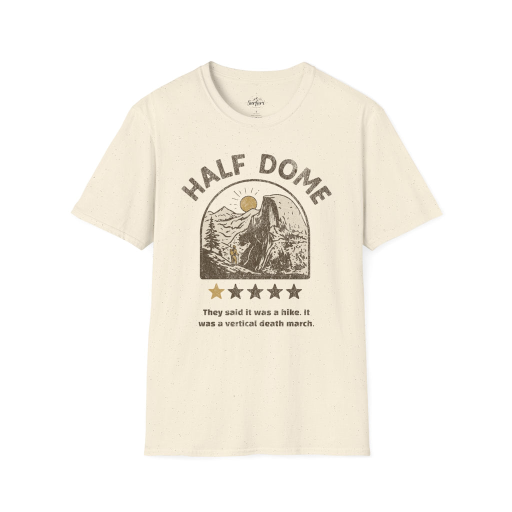 Printify T-Shirt Natural / S Copy of Half Dome One Star Review T-Shirt