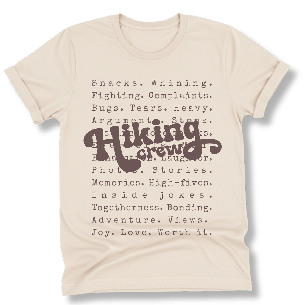 Printify T-Shirt Natural / S Family Hiking Crew
