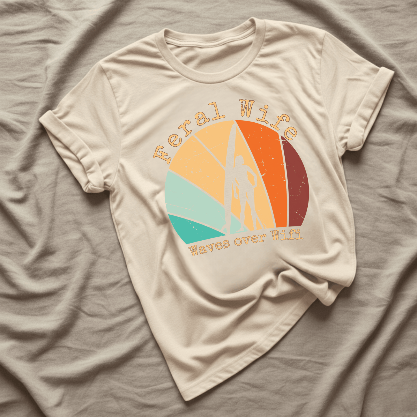 Printify T-Shirt Natural / S Feral Wife