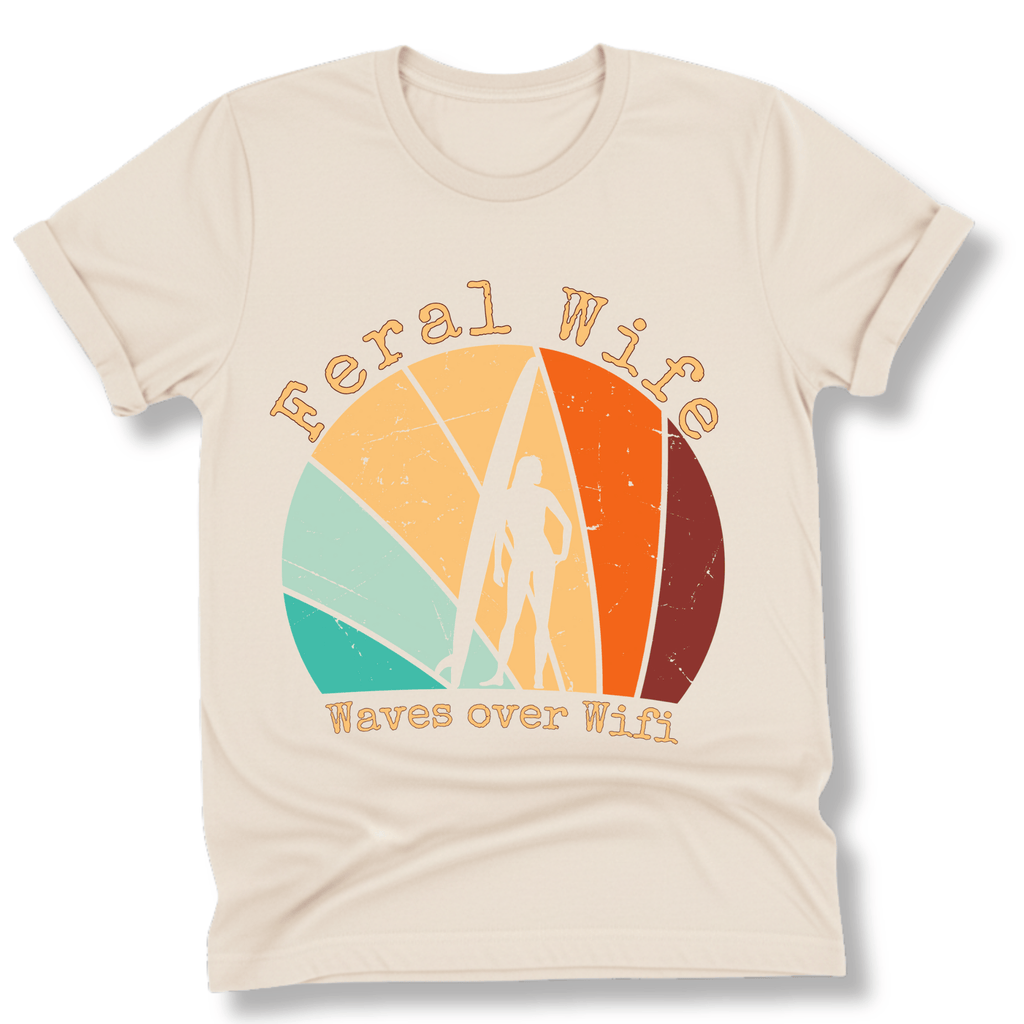 Printify T-Shirt Natural / S Feral Wife
