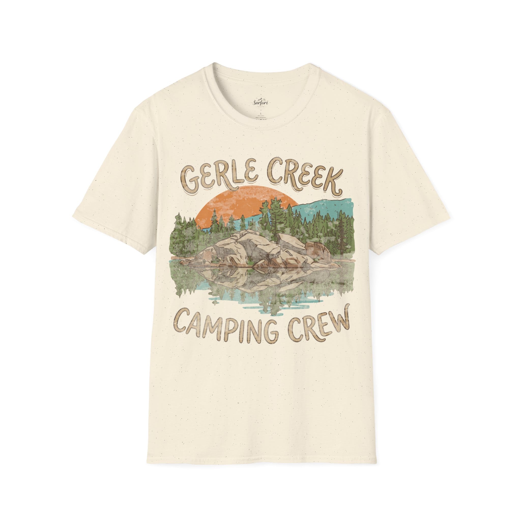 Printify T-Shirt Natural / S Gerle Creek Camping Crew