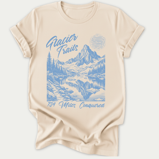 Printify T-Shirt Natural / S Glacier Trail Finisher