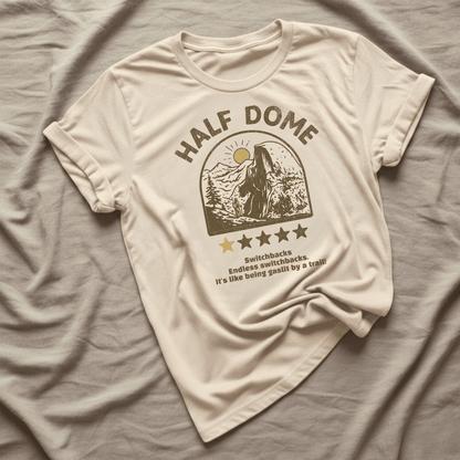 Printify T-Shirt Natural / S Half Dome 1 Star T-Shirt