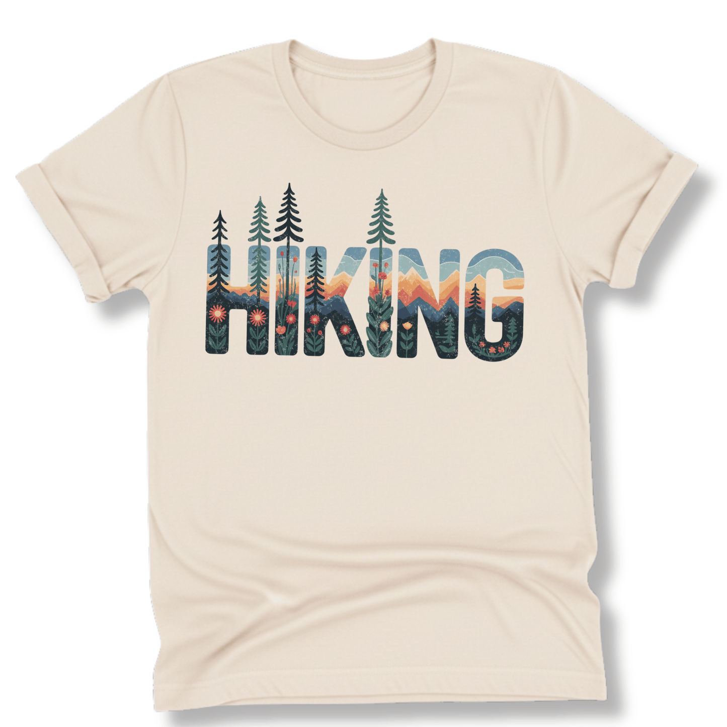 Printify T-Shirt Natural / S Hiking!