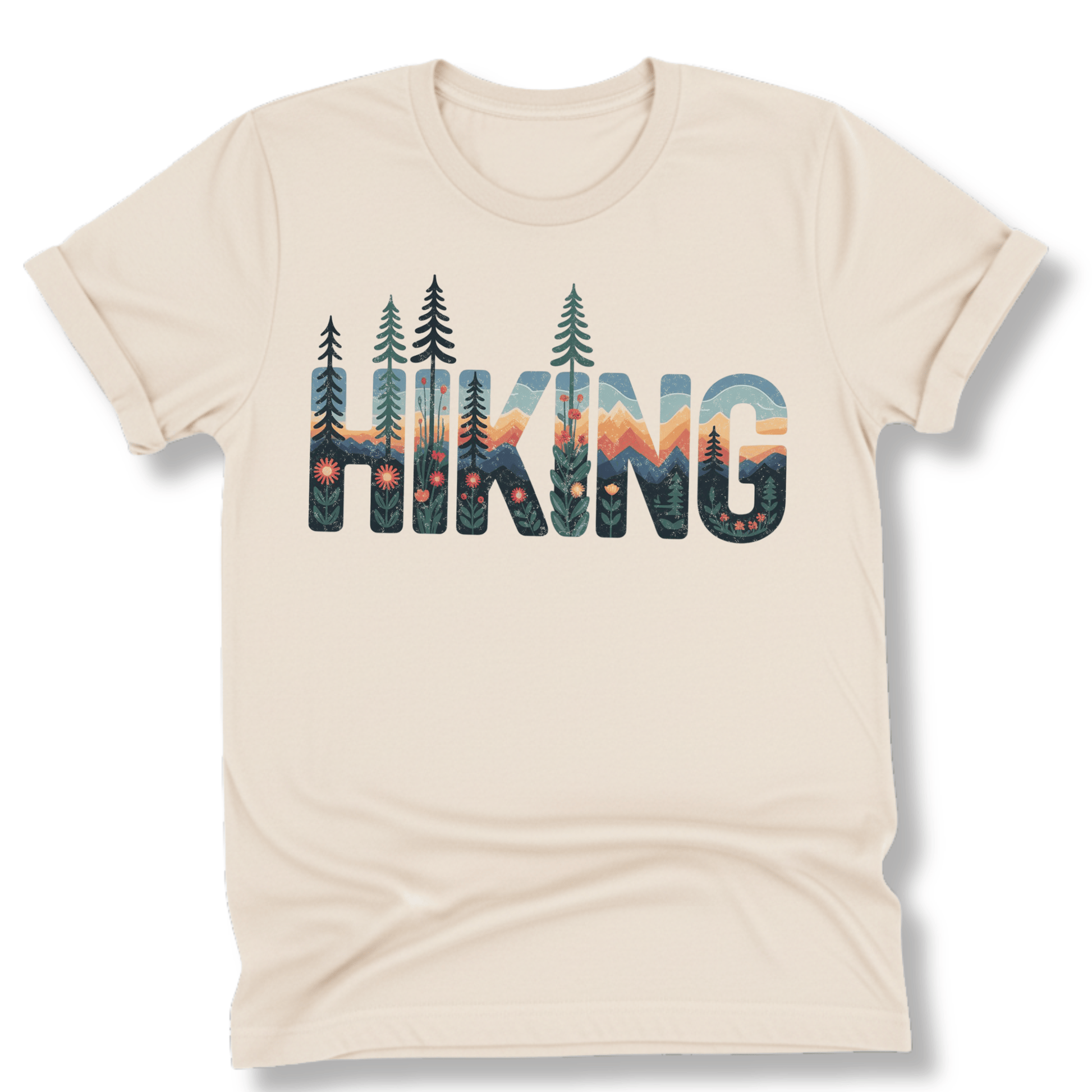 Printify T-Shirt Natural / S Hiking!