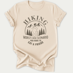 Printify T-Shirt Natural / S Hiking Worst Case Scenario