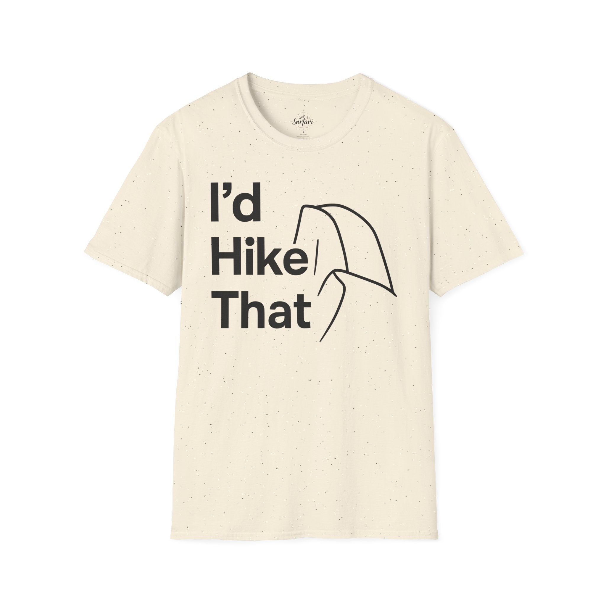 Printify T-Shirt Natural / S I'd Hike That Half Dome