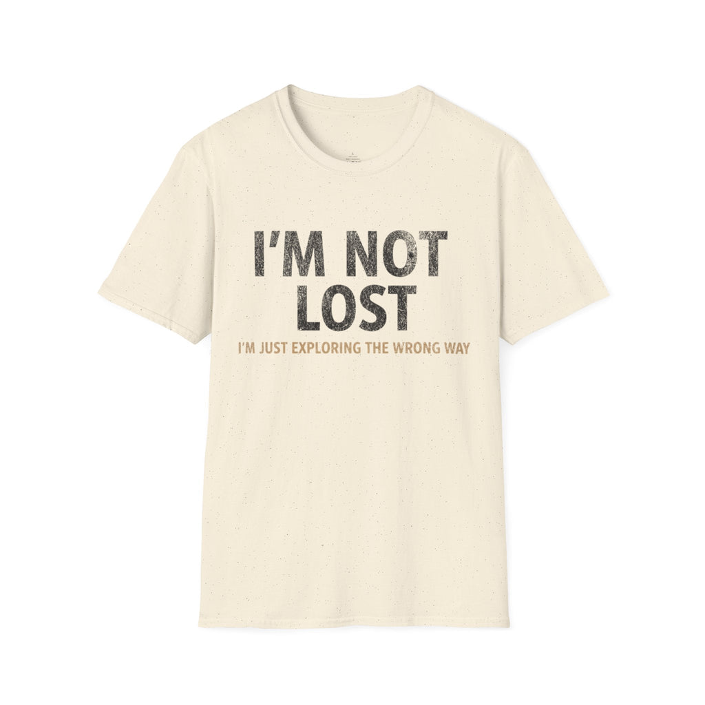 Printify T-Shirt Natural / S I'm Not Lost