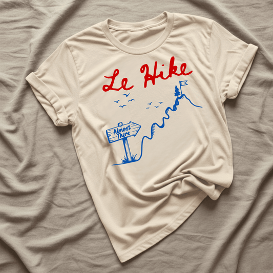Printify T-Shirt Natural / S Le Hike