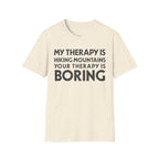 Printify T-Shirt Natural / S My Therapy is Hiking