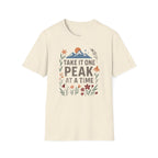 Printify T-Shirt Natural / S One peak at a time