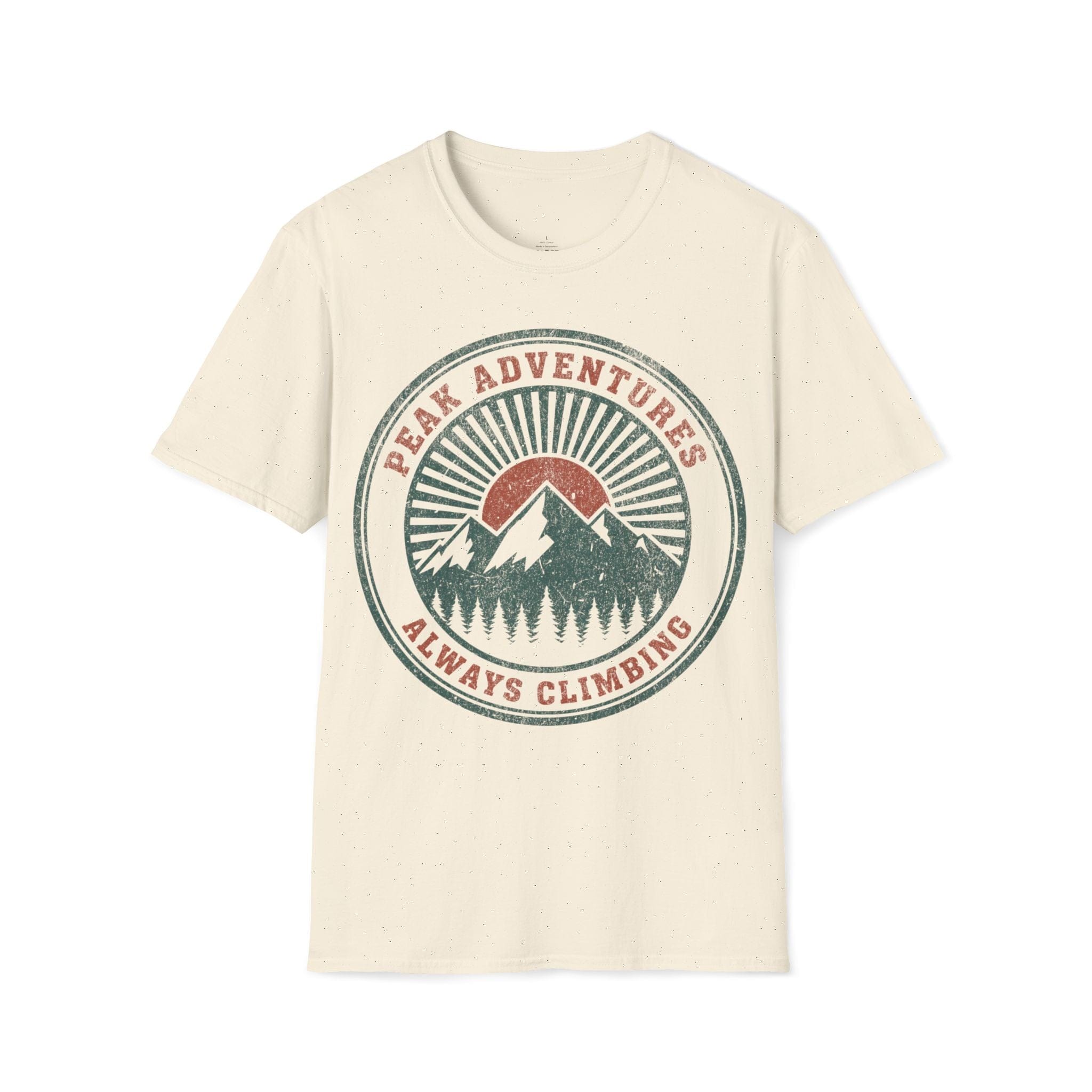 Printify T-Shirt Natural / S Peak adventures