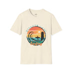 Printify T-Shirt Natural / S Pleasure Point Surfing T-Shirt