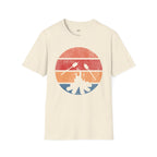 Printify T-Shirt Natural / S Retro Sunset Roasting Marshmallows