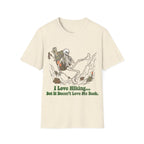 Printify T-Shirt Natural / S Skeleton loves hiking