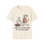 Printify T-Shirt Natural / S Skeleton Relaxing