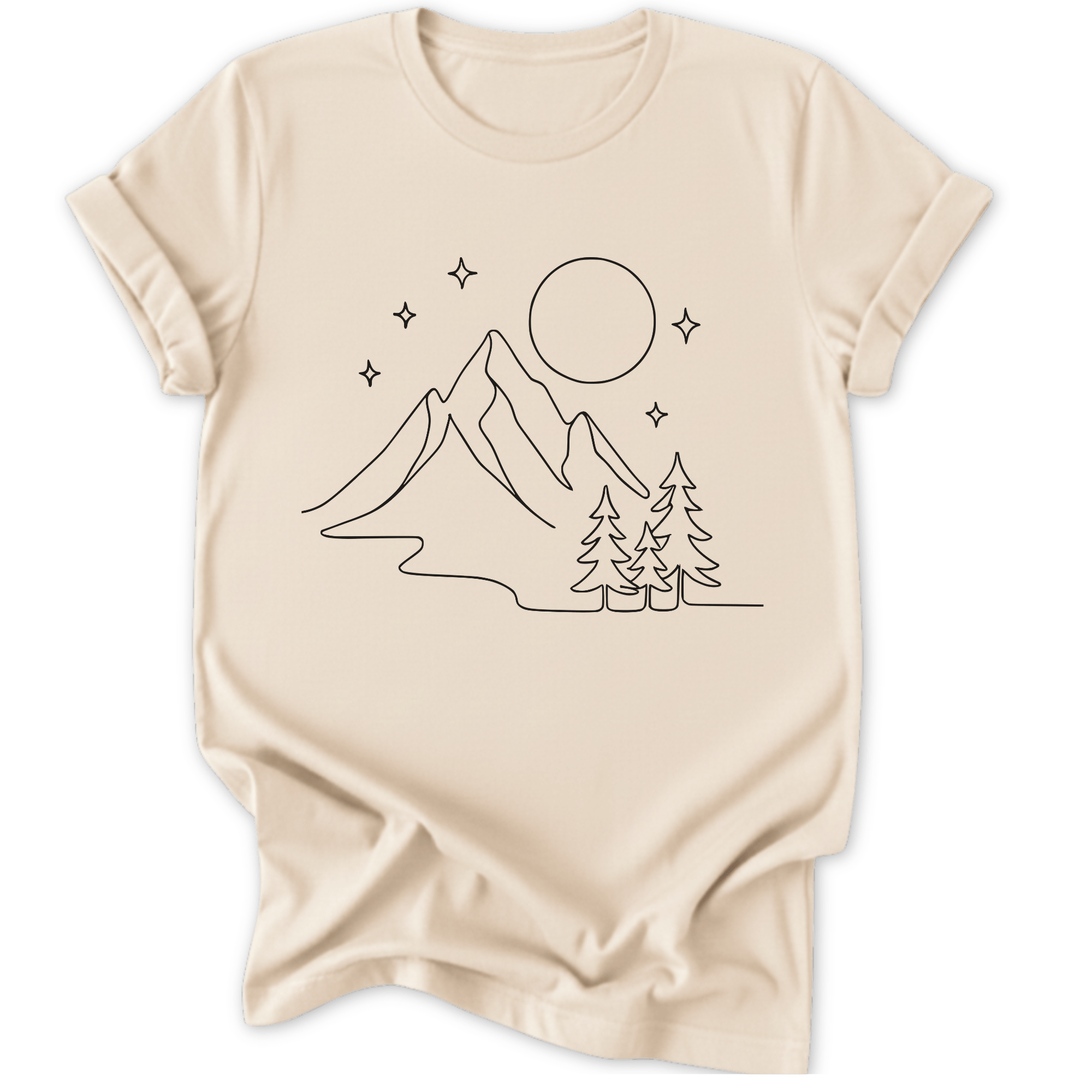Printify T-Shirt Natural / S Starry Night