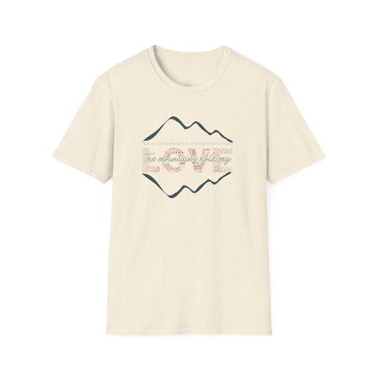 Printify T-Shirt Natural / S The Mountains Hold My Love