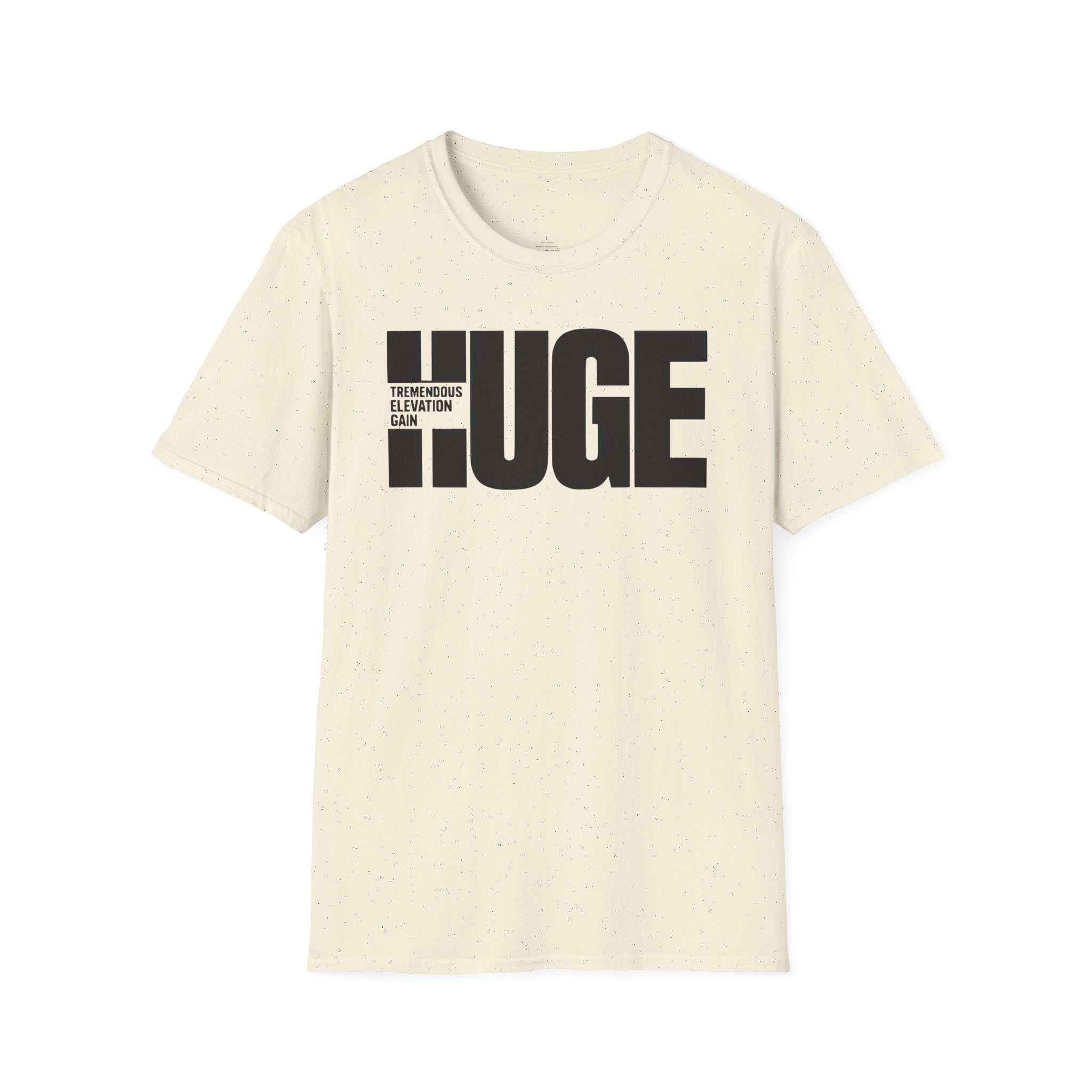 Printify T-Shirt Natural / S Trump Hikes - HUGE Elevation Gain!