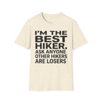 Printify T-Shirt Natural / S Trump Hikes - I'm the Best Hiker