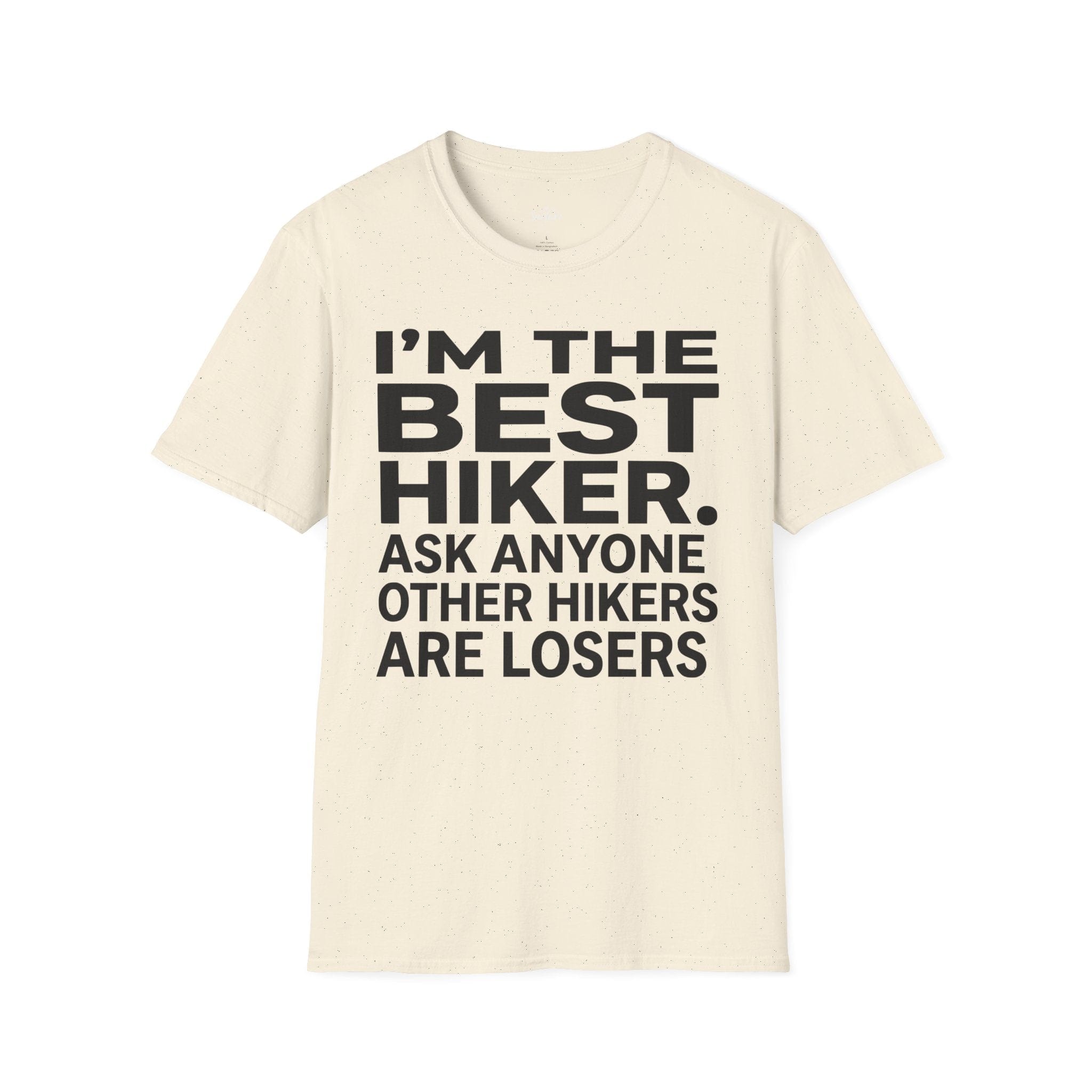 Printify T-Shirt Natural / S Trump Hikes - I'm the Best Hiker