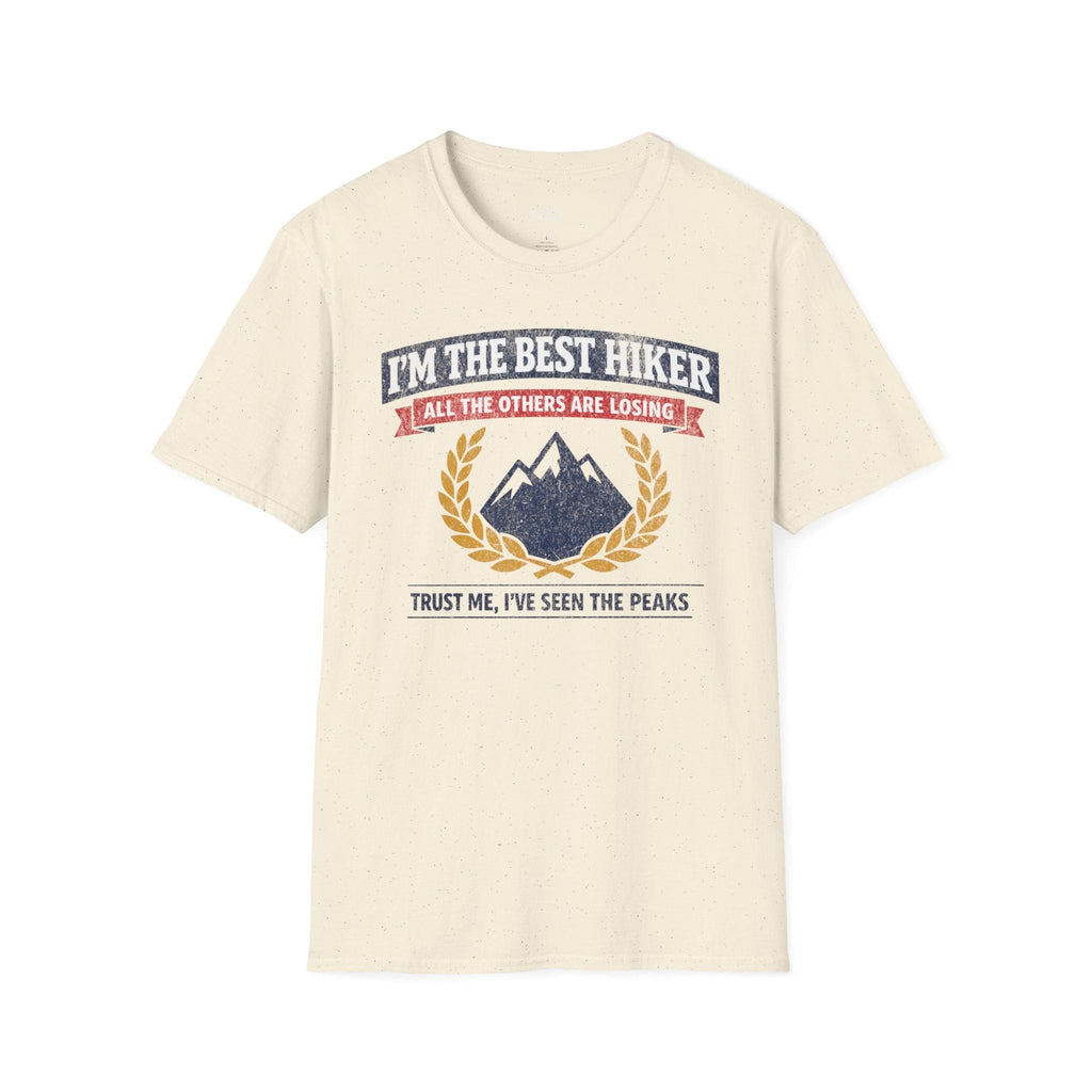 Printify T-Shirt Natural / S Trump Hikes - I'm The Best Hiker