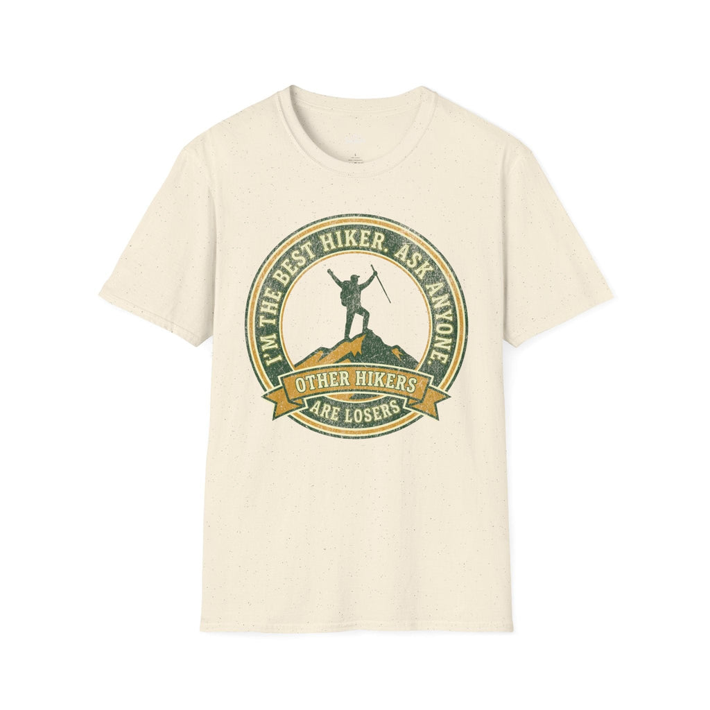 Printify T-Shirt Natural / S Trump Hikes - I'm the Best Hiker