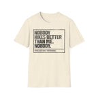 Printify T-Shirt Natural / S Trump Hikes - Nobody Hikes Better