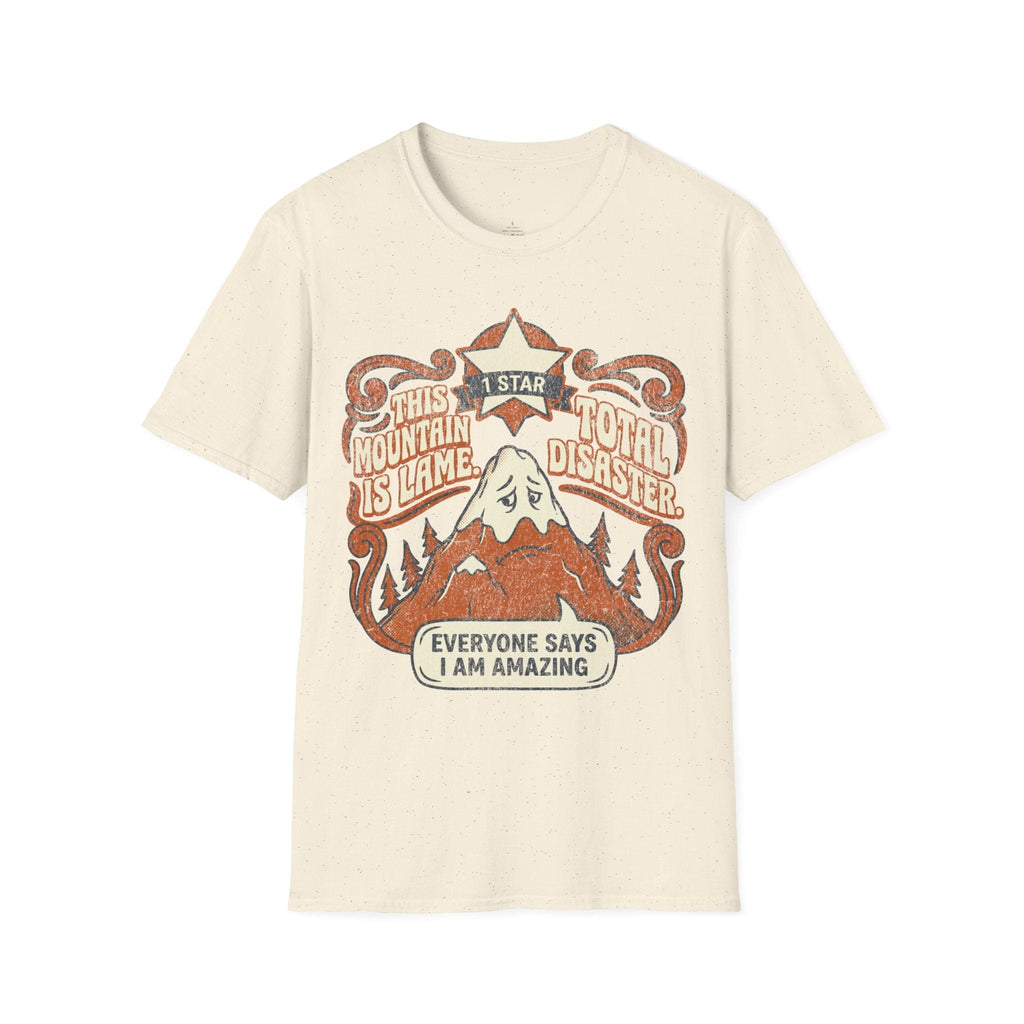 Printify T-Shirt Natural / S Trump Hikes - This Mountain is Lame