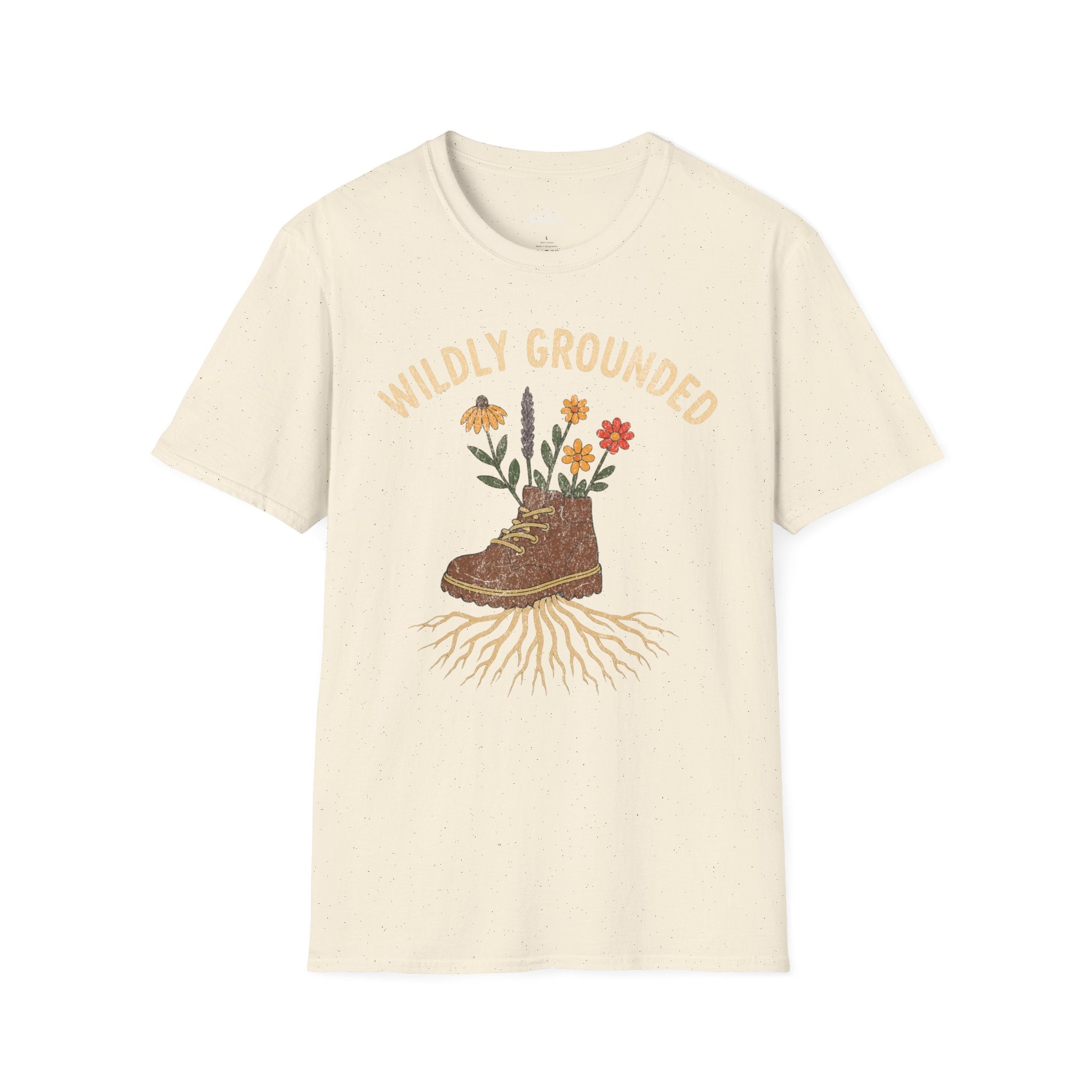 Printify T-Shirt Natural / S Wildly Grounded